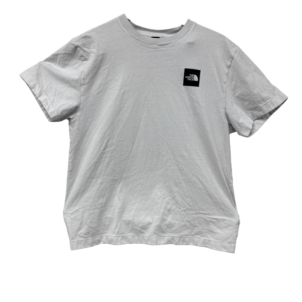 North Face Circular White Graphic T-shirt Expedition ski Euro Rare medium‎